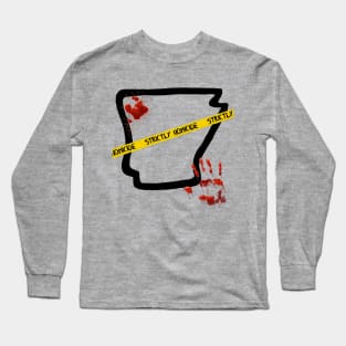 Strictly Homicide Logo W/ Handprint Long Sleeve T-Shirt